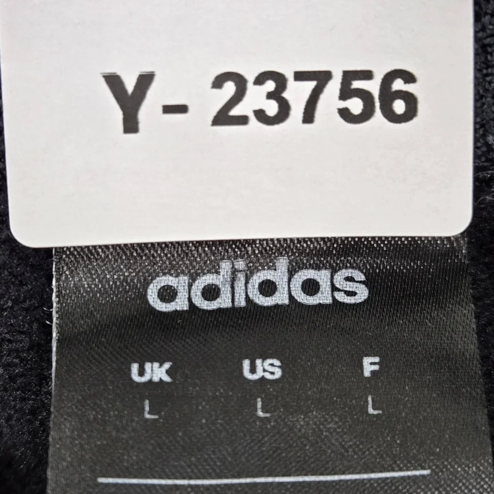 Adidas Men Activewear Pants L‎ Black Sweatpants Gorpcore Logo Stripe 27